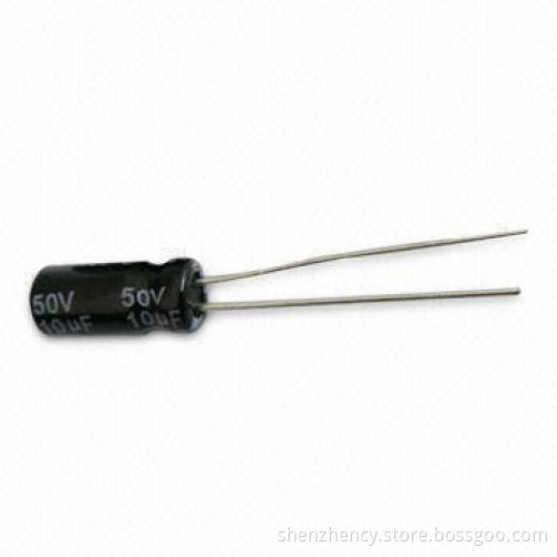 Electrolytic Capacitor with 6.3 to 450V Rated Voltage and Standard Type